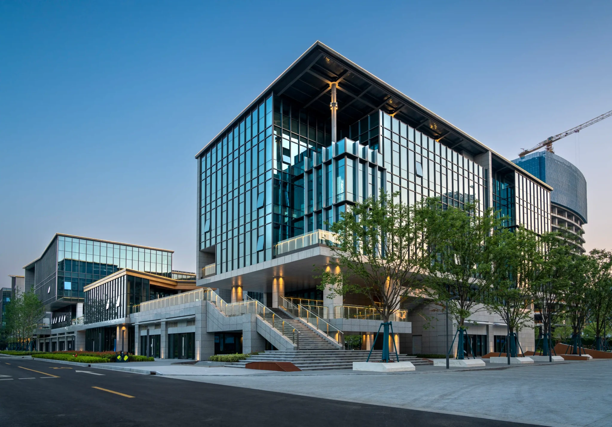beautiful-business-building-evening